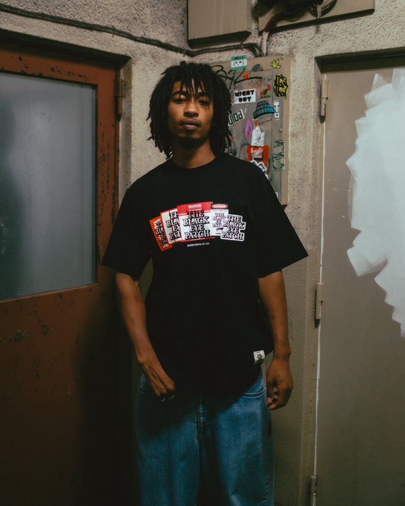 画像3: BlackEyePatch/LABEL PACK TEE(BLACK)