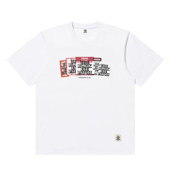 画像1: BlackEyePatch/LABEL PACK TEE（WHITE）