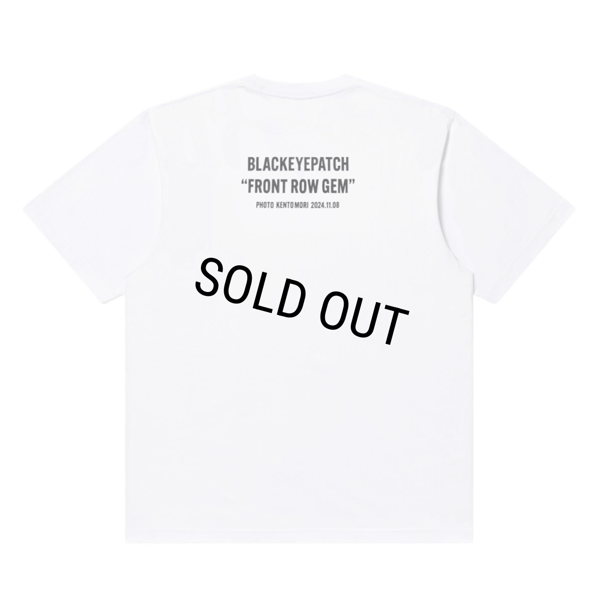 画像2: BlackEyePatch/FRONT ROW GEM PHOTO TEE（WHITE） (2)