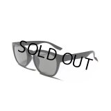 CALEE/WELLINGTON TYPE UP CYCLE SHADES（BLACK）［サングラス-25春夏］