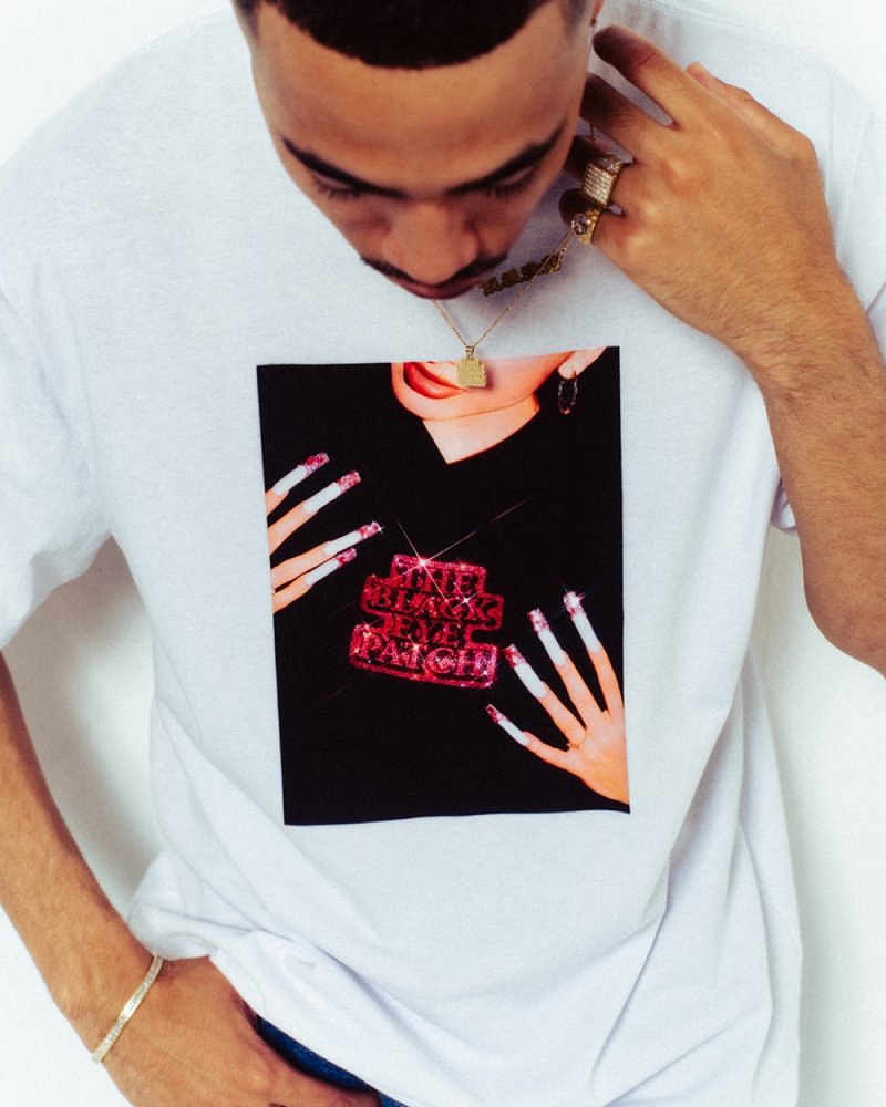 画像3: BlackEyePatch/FRONT ROW GEM PHOTO TEE(WHITE)