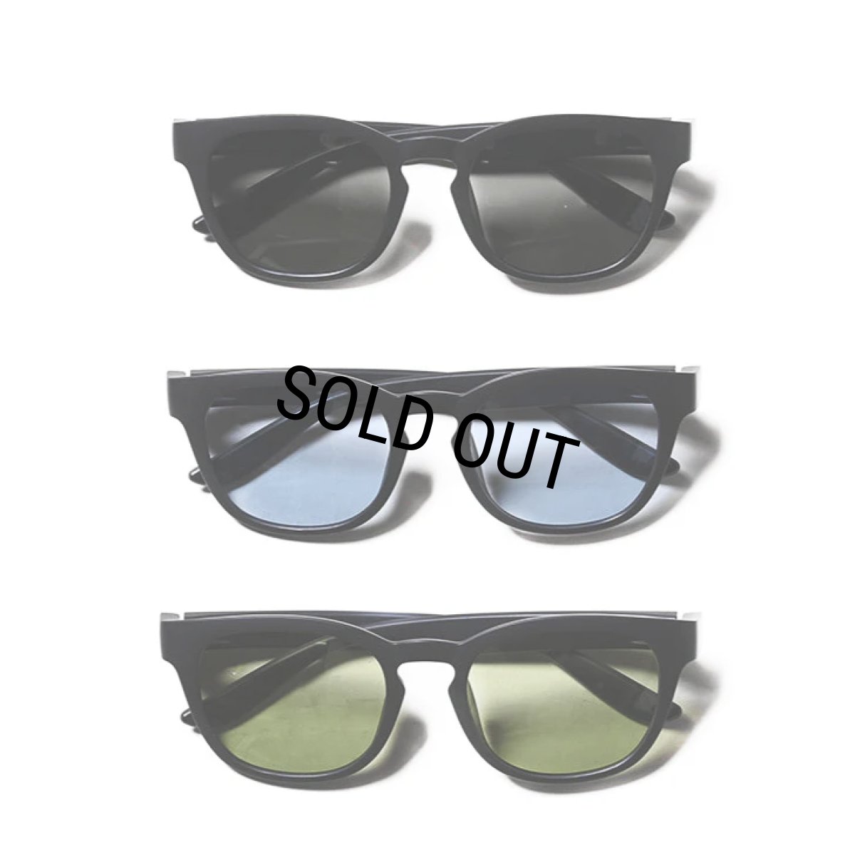 画像4: CALEE/WELLINGTON TYPE UP CYCLE SHADES（BLUE）［サングラス-25春夏］ (4)