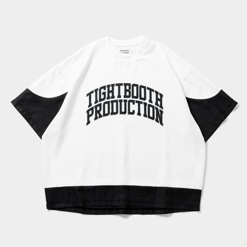 他の写真1: TIGHTBOOTH/COLLEGE DOBBY S/S T-SHIRT（White）［カレッジドビーT-25夏］