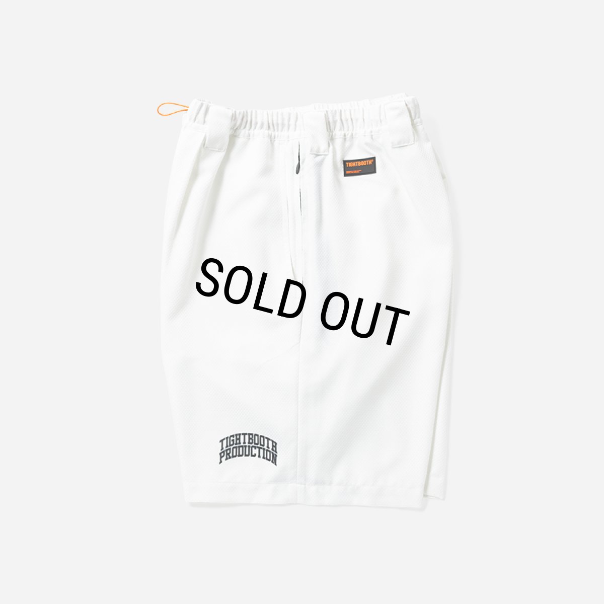 画像2: TIGHTBOOTH/COLLEGE DOBBY SHORTS（White）［カレッジドビーショーツ-25夏］ (2)