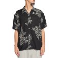 画像7: CALEE/FLOWER PATTERN SH（BLACK）［フラワーパターンオープンカラーシャツ-25春夏］