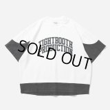 TIGHTBOOTH/COLLEGE DOBBY S/S T-SHIRT（White）［カレッジドビーT-25夏］