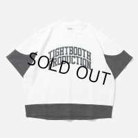 TIGHTBOOTH/COLLEGE DOBBY S/S T-SHIRT（White）［カレッジドビーT-25夏］