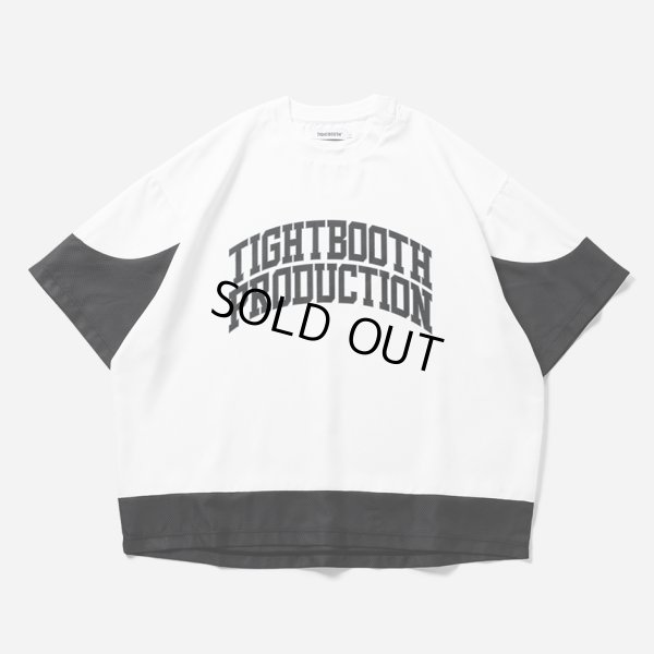 画像1: TIGHTBOOTH/COLLEGE DOBBY S/S T-SHIRT（White）［カレッジドビーT-25夏］