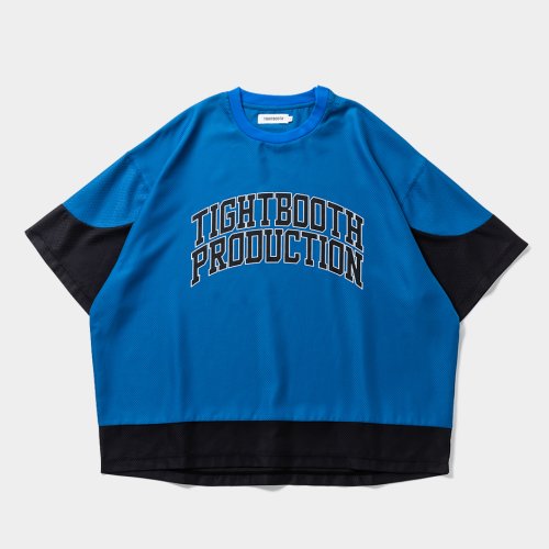 他の写真1: TIGHTBOOTH/COLLEGE DOBBY S/S T-SHIRT（Blue）［カレッジドビーT-25夏］