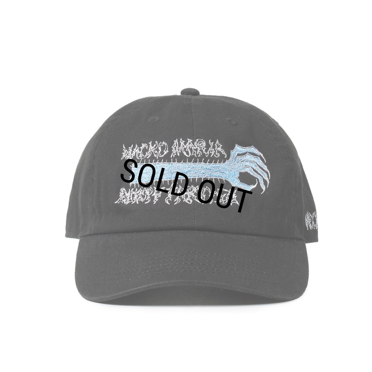 画像1: WACKO MARIA/NECKFACE / 6 PANEL CAP（BLACK）［6パネルキャップ-25春夏］ (1)