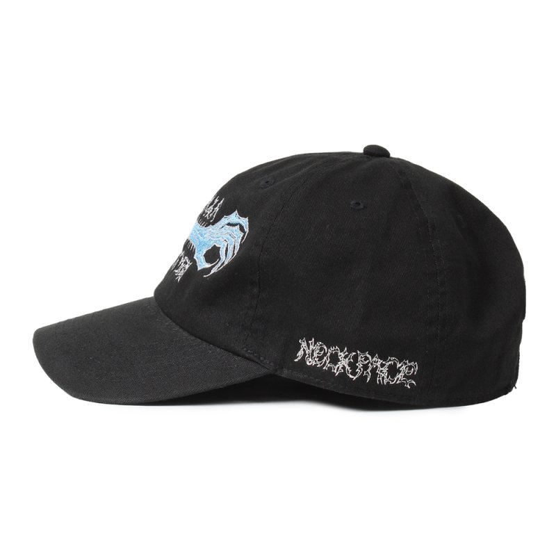 画像2: WACKO MARIA/NECKFACE / 6 PANEL CAP（BLACK）［6パネルキャップ-25春夏］