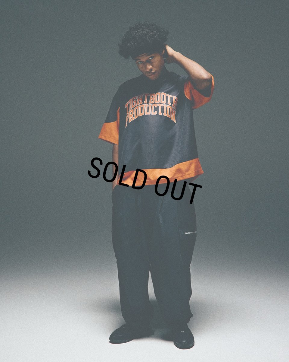 画像7: TIGHTBOOTH/COLLEGE DOBBY S/S T-SHIRT（Black）［カレッジドビーT-25夏］ (7)