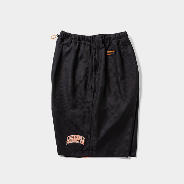 画像2: TIGHTBOOTH/COLLEGE DOBBY SHORTS（Black）［カレッジドビーショーツ-25夏］