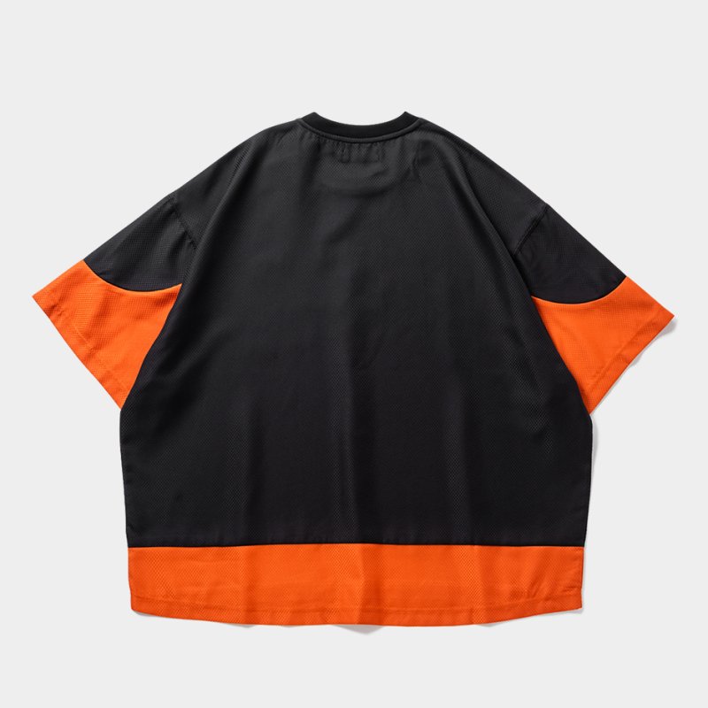 画像2: TIGHTBOOTH/COLLEGE DOBBY S/S T-SHIRT（Black）［カレッジドビーT-25夏］