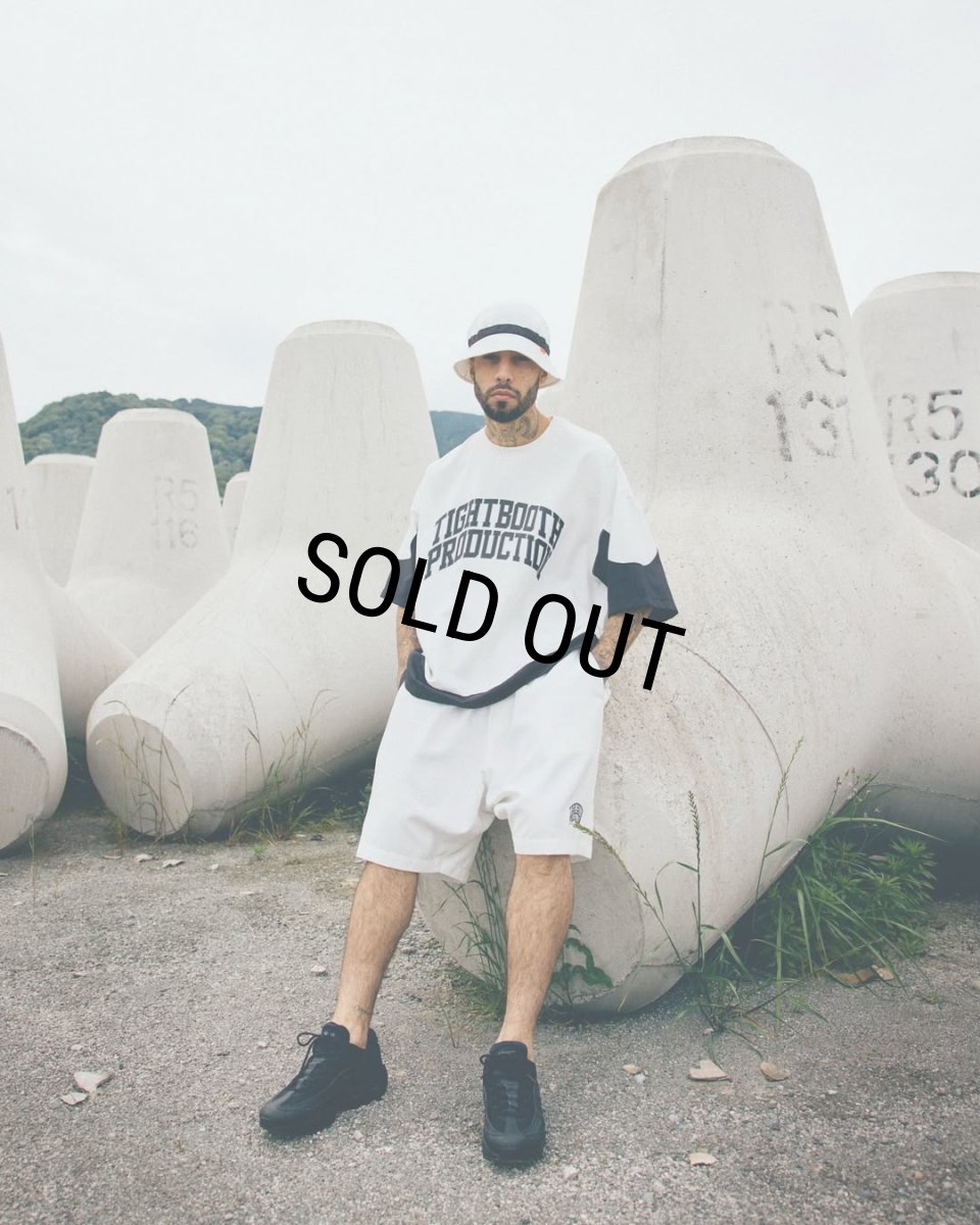 画像2: TIGHTBOOTH/COLLEGE DOBBY S/S T-SHIRT（White）［カレッジドビーT-25夏］ (2)