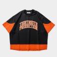 画像1: TIGHTBOOTH/COLLEGE DOBBY S/S T-SHIRT（Black）［カレッジドビーT-25夏］ (1)