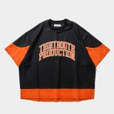 TIGHTBOOTH/COLLEGE DOBBY S/S T-SHIRT（Black）［カレッジドビーT-25夏］