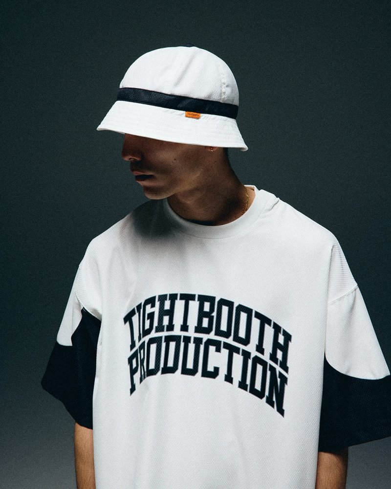 画像3: TIGHTBOOTH/COLLEGE DOBBY S/S T-SHIRT（White）［カレッジドビーT-25夏］