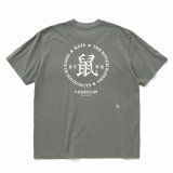 RATS/鼠 TEE（GRAY）［プリントT-25春夏］