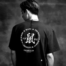 画像3: RATS/鼠 TEE（BLACK）［プリントT-25春夏］ (3)