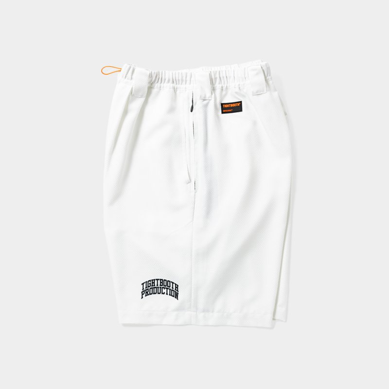 画像2: TIGHTBOOTH/COLLEGE DOBBY SHORTS（White）［カレッジドビーショーツ-25夏］