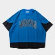 画像1: TIGHTBOOTH/COLLEGE DOBBY S/S T-SHIRT（Blue）［カレッジドビーT-25夏］ (1)