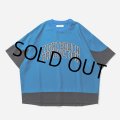 TIGHTBOOTH/COLLEGE DOBBY S/S T-SHIRT（Blue）［カレッジドビーT-25夏］
