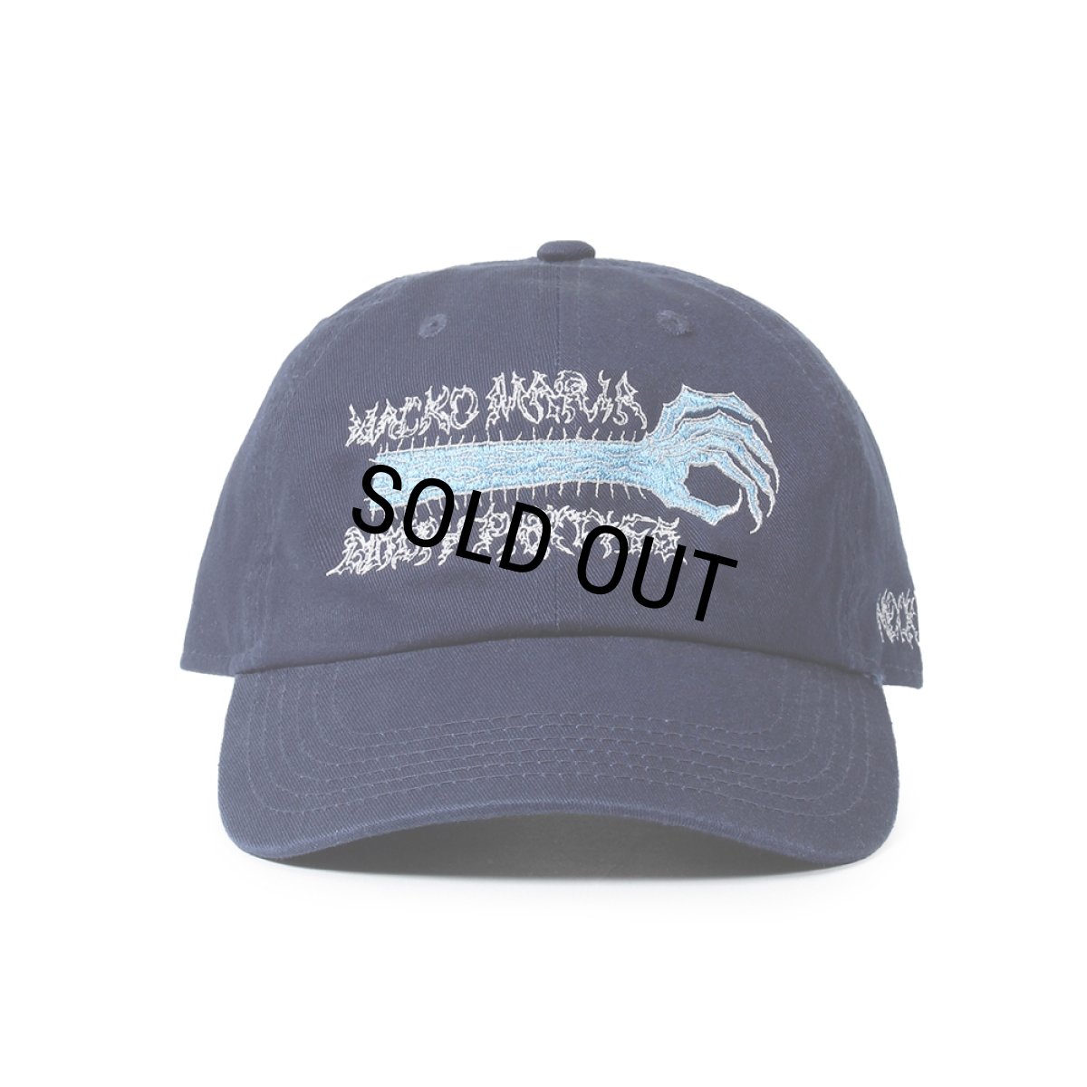 画像1: WACKO MARIA/NECKFACE / 6 PANEL CAP（NAVY）［6パネルキャップ-25春夏］ (1)