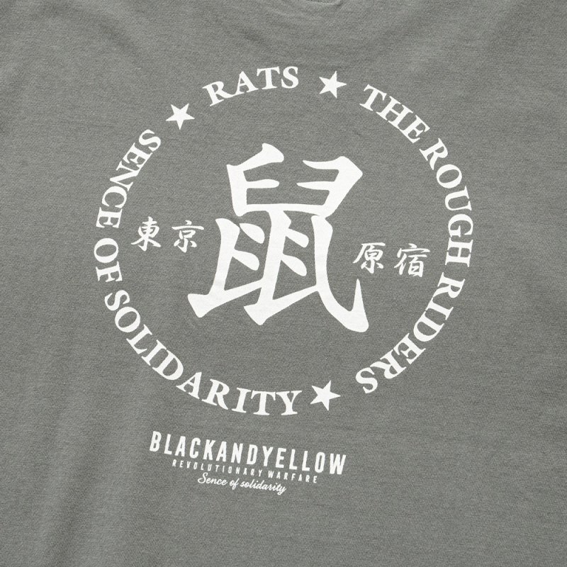 画像3: RATS/鼠 TEE（GRAY）［プリントT-25春夏］