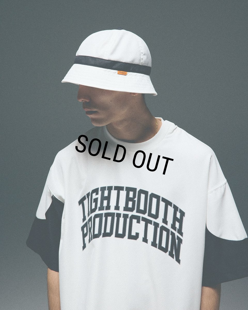 画像3: TIGHTBOOTH/COLLEGE DOBBY S/S T-SHIRT（White）［カレッジドビーT-25夏］ (3)