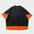 画像2: TIGHTBOOTH/COLLEGE DOBBY S/S T-SHIRT（Black）［カレッジドビーT-25夏］ (2)