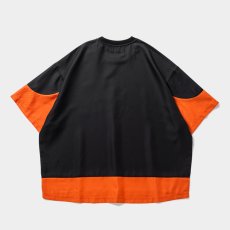 画像2: TIGHTBOOTH/COLLEGE DOBBY S/S T-SHIRT（Black）［カレッジドビーT-25夏］ (2)