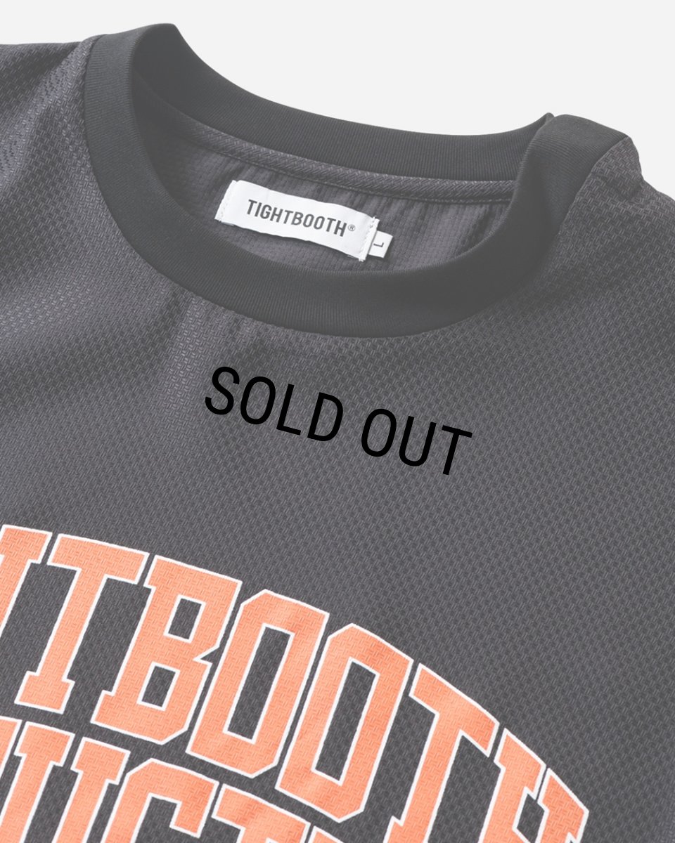 画像3: TIGHTBOOTH/COLLEGE DOBBY S/S T-SHIRT（Black）［カレッジドビーT-25夏］ (3)