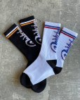 画像5: PORKCHOP/CRS LOGO SOX（WHITE）［ロゴソックス-25春夏］ (5)