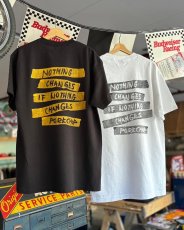 画像4: PORKCHOP/NOTHING CHANGES TEE（WHITE）［プリントT-25春夏］ (4)