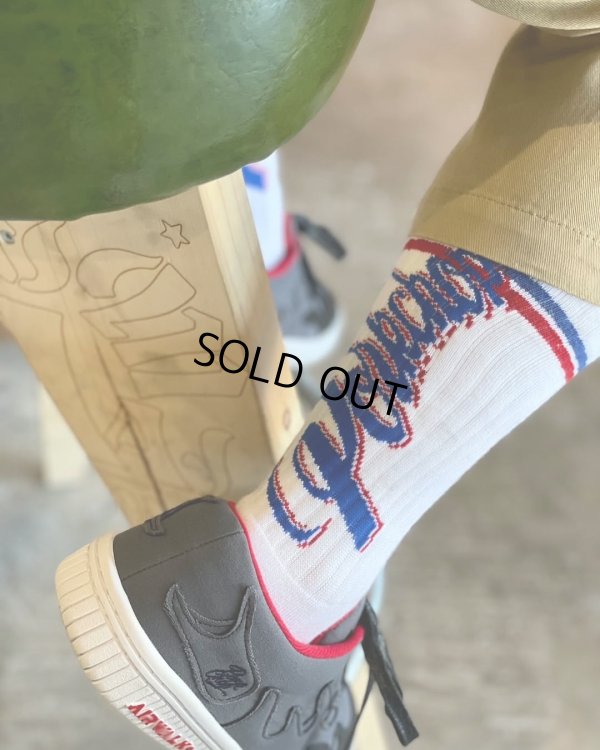 画像4: PORKCHOP/CRS LOGO SOX（WHITE）［ロゴソックス-25春夏］