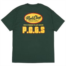 画像1: PORKCHOP/PCGS BLOCK TEE（GREEN）［プリントT-25春夏］ (1)