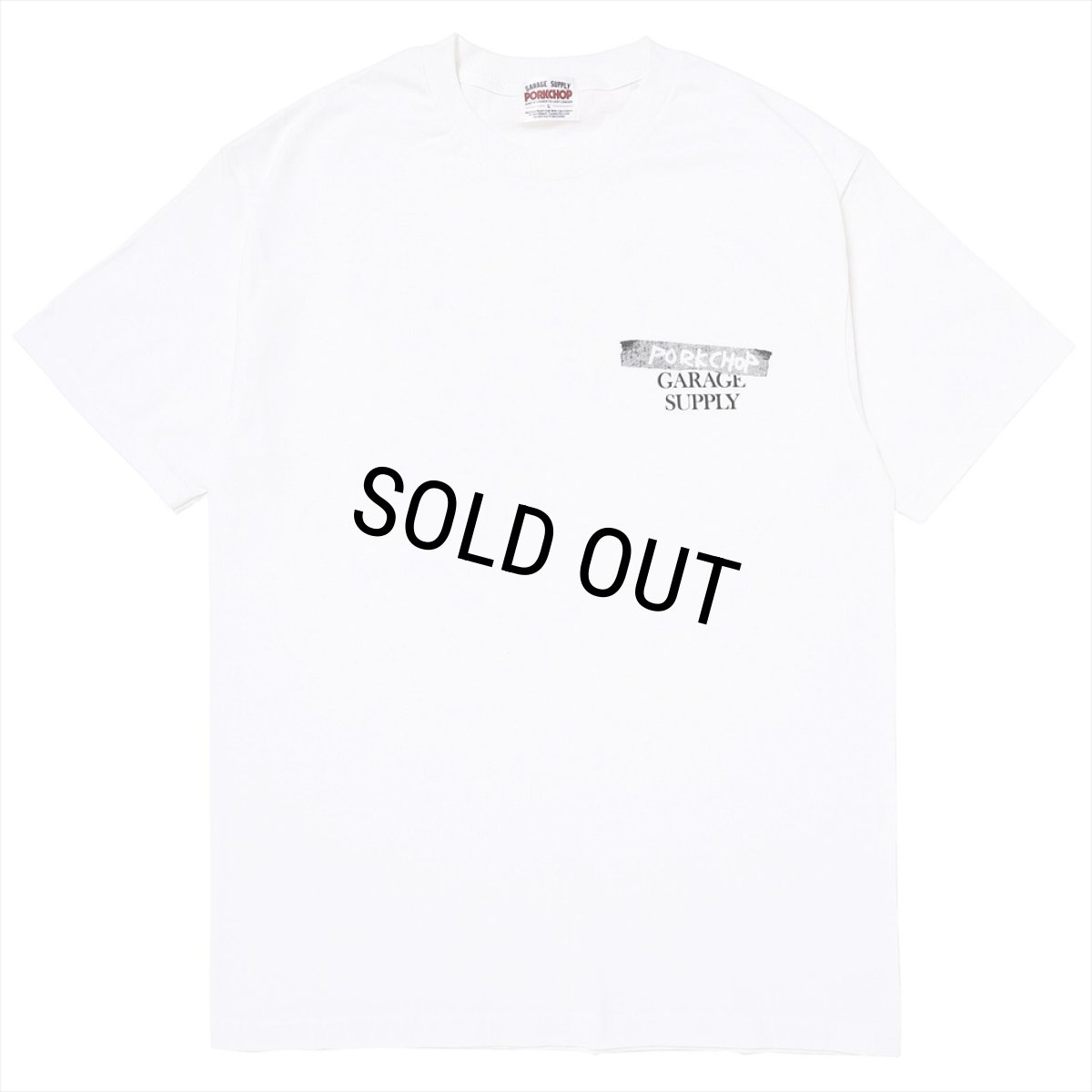 画像2: PORKCHOP/NOTHING CHANGES TEE（WHITE）［プリントT-25春夏］ (2)