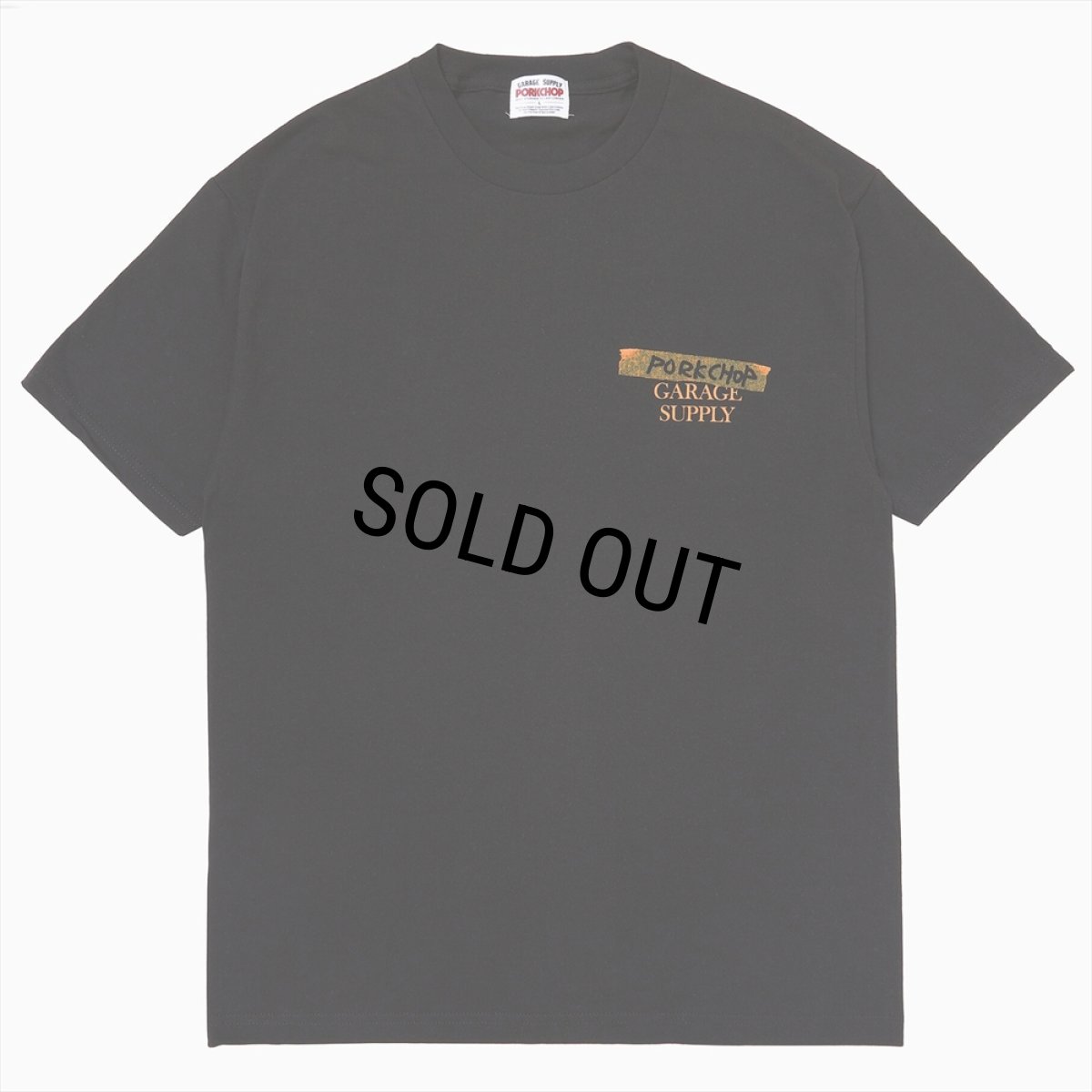 画像2: PORKCHOP/NOTHING CHANGES TEE（BLACK）［プリントT-25春夏］ (2)