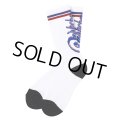 PORKCHOP/CRS LOGO SOX（WHITE）［ロゴソックス-25春夏］