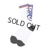 PORKCHOP/CRS LOGO SOX（WHITE）［ロゴソックス-25春夏］