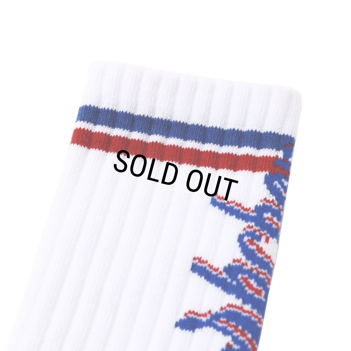 画像3: PORKCHOP/CRS LOGO SOX（WHITE）［ロゴソックス-25春夏］ (3)