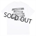 PORKCHOP/NOTHING CHANGES TEE（WHITE）［プリントT-25春夏］