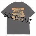 PORKCHOP/NOTHING CHANGES TEE（BLACK）［プリントT-25春夏］