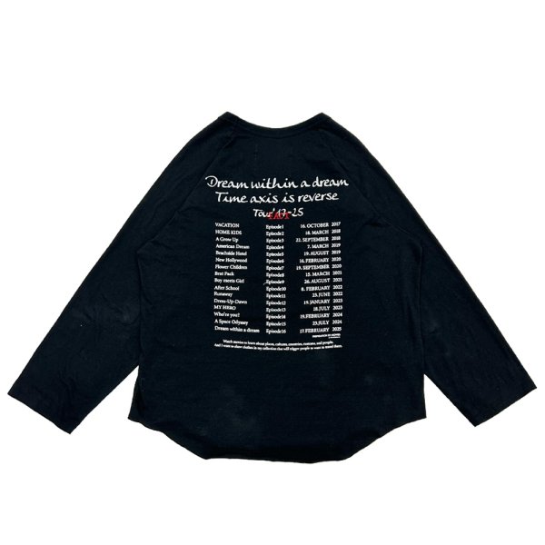 画像2: DAIRIKU/"THE BAT" Tour Raglan Tee（Black）［ツアーラグランT-25秋冬］