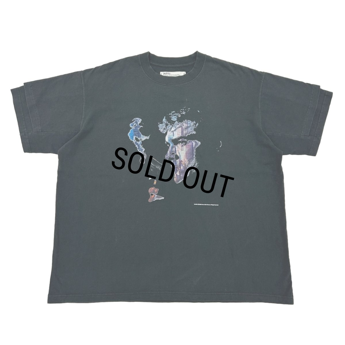 画像1: 【40%OFF】DAIRIKU/Movie "Dream within a dream" Swtching Tee（Black）［プリントT-25秋冬］ (1)