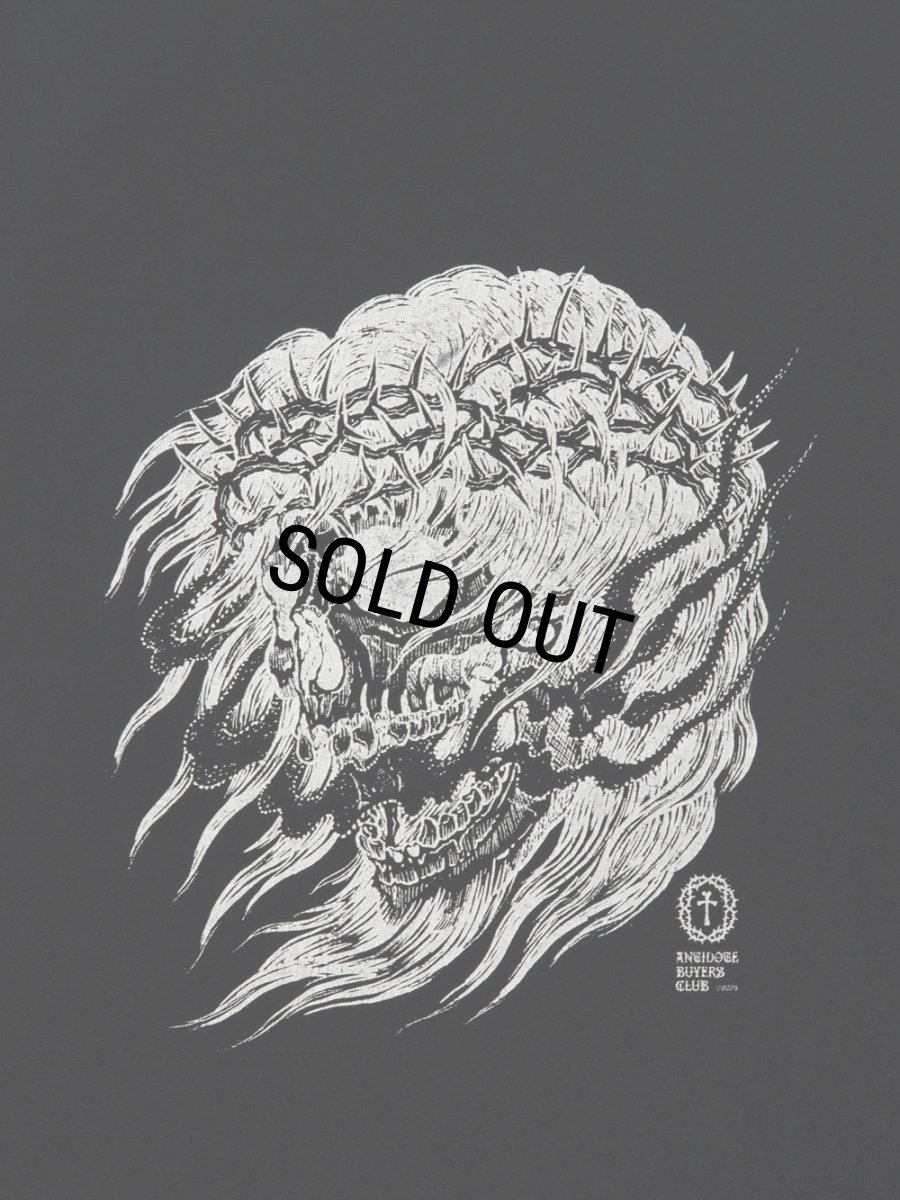 画像3: ANTIDOTE BUYERS CLUB/Fade Wash S/S Tee（Skull Jesus）（Black） (3)