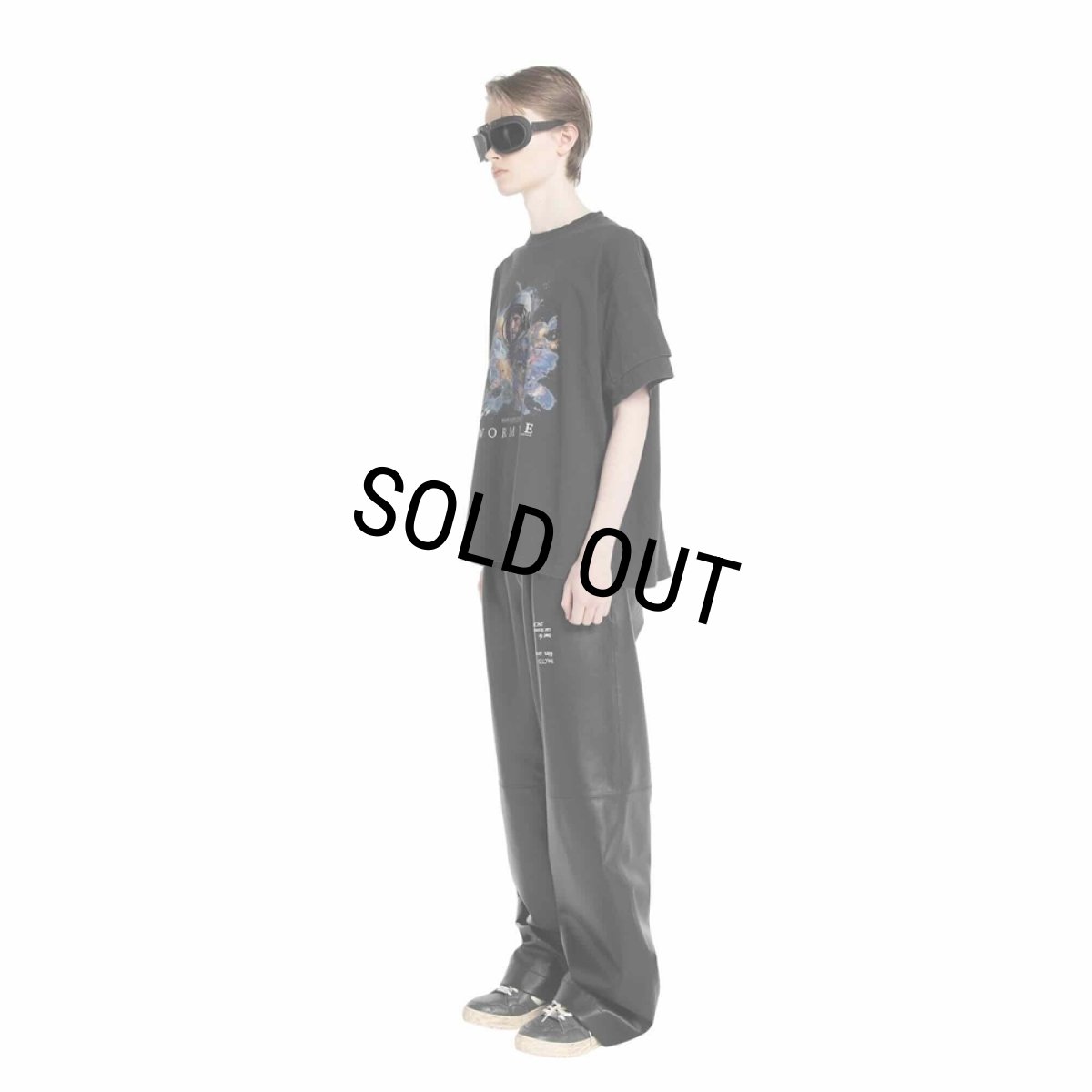 画像3: DAIRIKU/Movie "WORMHOLE" Swtching Tee（Black）［プリントT-25秋冬］ (3)