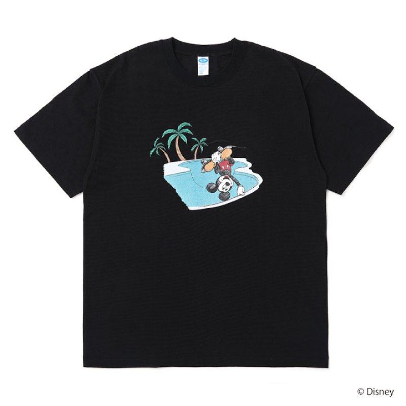 画像1: CHALLENGER/MICKEY MOUSE / HAND PLANT TEE（BLACK）［ハンドプラントT-25春夏］