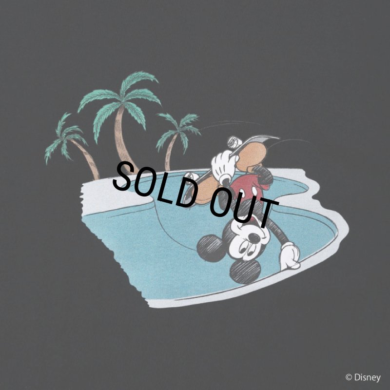 CHALLENGER/MICKEY MOUSE / HAND PLANT TEE（BLACK）［ハンドプラントT